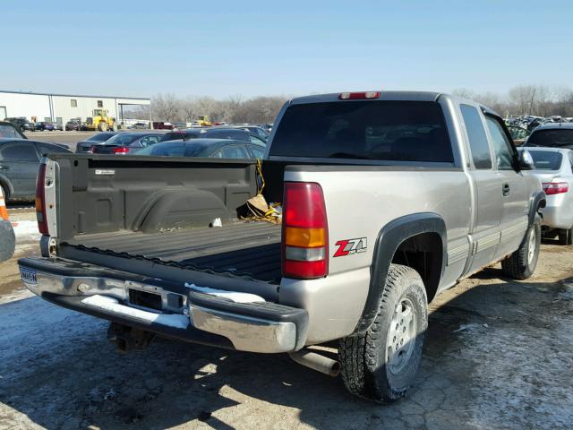 1GCEK19TX1E148082 - 2001 CHEVROLET SILVERADO SILVER photo 4