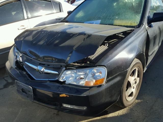 19UUA56633A071619 - 2003 ACURA 3.2TL BLACK photo 9