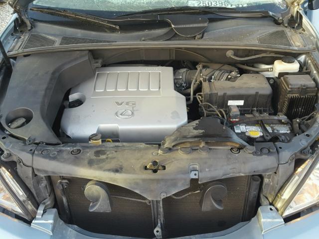 2T2GK31U48C049680 - 2008 LEXUS RX 350 BLUE photo 7