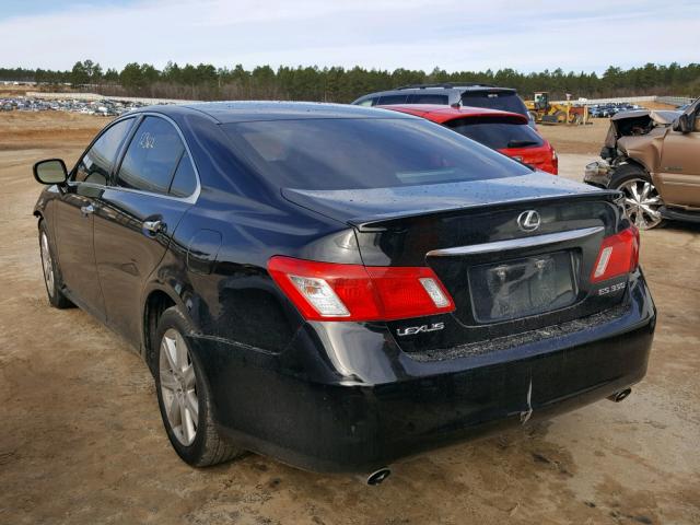 JTHBJ46G072087770 - 2007 LEXUS ES 350 BLACK photo 3