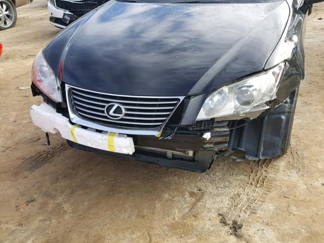 JTHBJ46G072087770 - 2007 LEXUS ES 350 BLACK photo 9