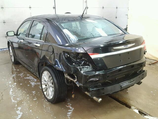 1C3CCBCG2DN585931 - 2013 CHRYSLER 200 LIMITE BLACK photo 3