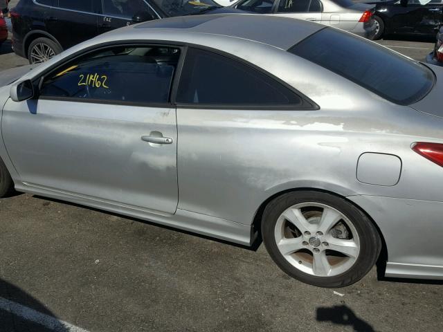 4T1CE38P26U590619 - 2006 TOYOTA CAMRY SOLA SILVER photo 9