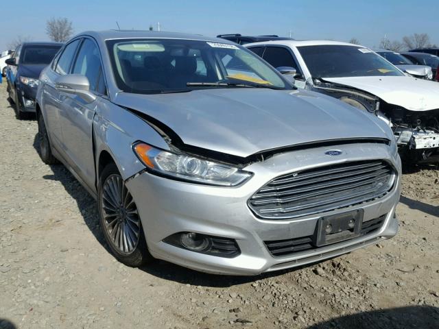 3FA6P0K96DR299863 - 2013 FORD FUSION TIT SILVER photo 1