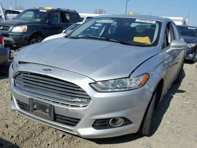 3FA6P0K96DR299863 - 2013 FORD FUSION TIT SILVER photo 2