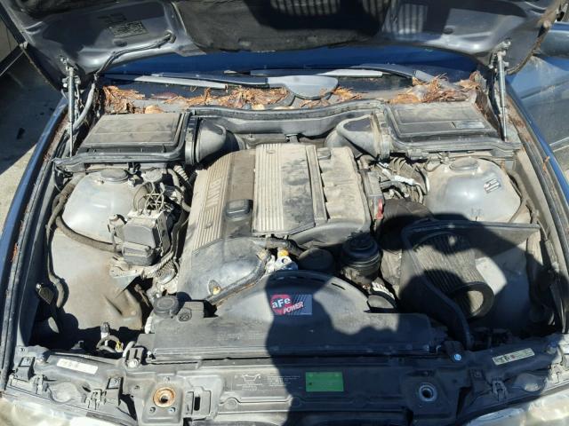 WBADT63452CH99723 - 2002 BMW 530 I AUTO GRAY photo 7