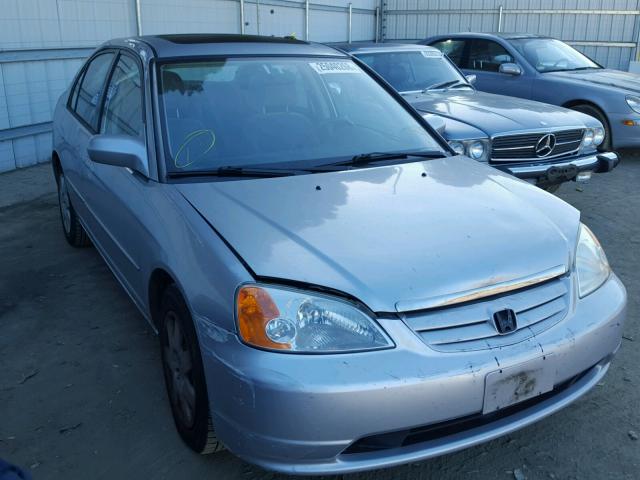 2HGES26782H608042 - 2002 HONDA CIVIC EX ვერცხლისფერი ფოტო 1