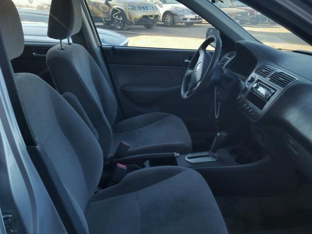 2HGES26782H608042 - 2002 HONDA CIVIC EX ვერცხლისფერი ფოტო 5