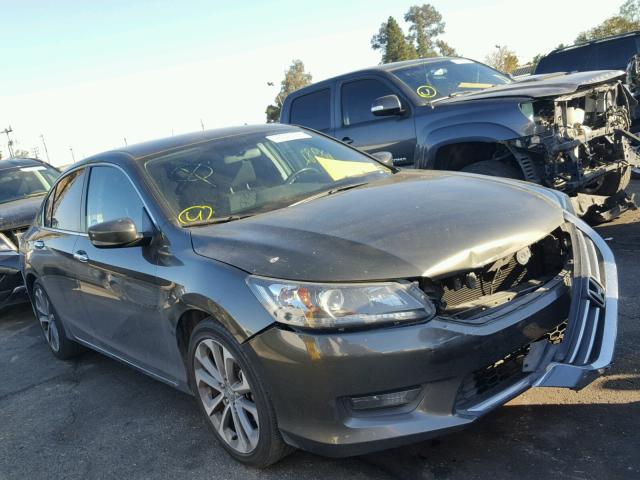 1HGCR2F57EA263381 - 2014 HONDA ACCORD SPO CHARCOAL photo 1