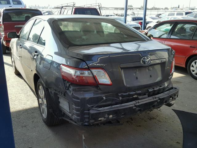 4T1BB46K89U101324 - 2009 TOYOTA CAMRY HYBR GRAY photo 3