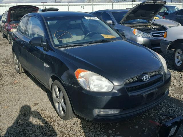 KMHCN36C87U041217 - 2007 HYUNDAI ACCENT SE BLACK photo 1