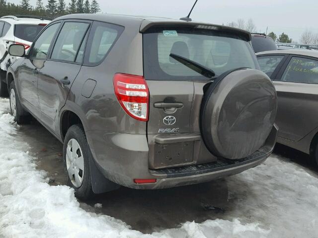 2T3ZF4DV4BW097074 - 2011 TOYOTA RAV4 BROWN photo 3