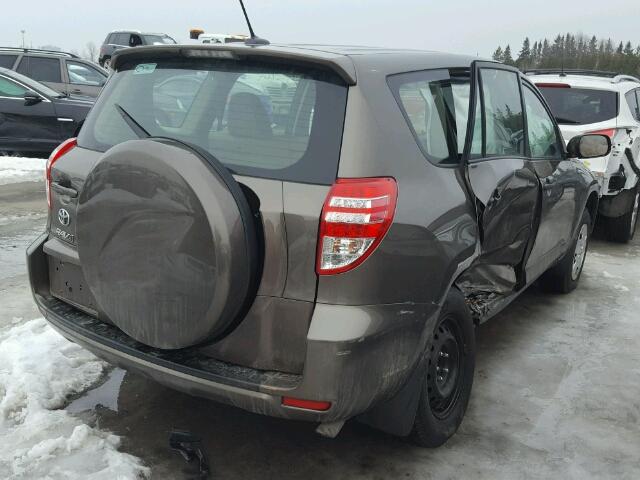 2T3ZF4DV4BW097074 - 2011 TOYOTA RAV4 BROWN photo 4