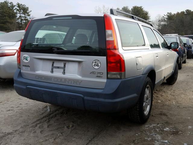 YV1SZ59H441152278 - 2004 VOLVO XC70 SILVER photo 4