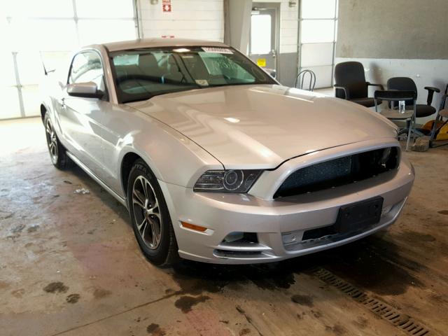 1ZVBP8AM2D5260376 - 2013 FORD MUSTANG SILVER photo 1