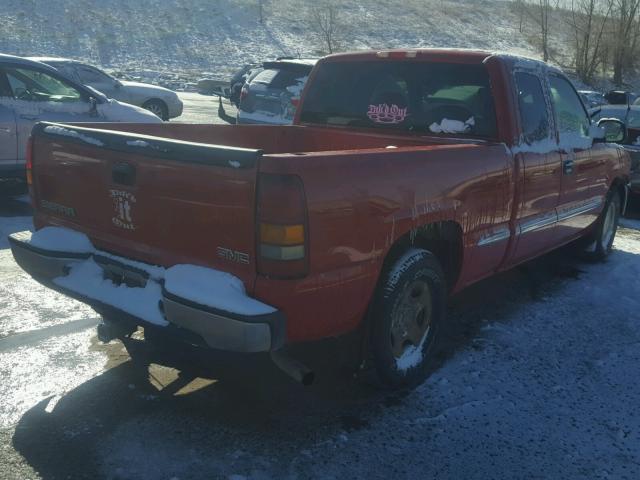 2GTEC19T621274259 - 2002 GMC NEW SIERRA RED photo 4