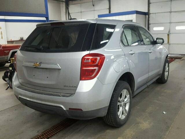 2GNFLEEK8G6328736 - 2016 CHEVROLET EQUINOX LS GRAY photo 4