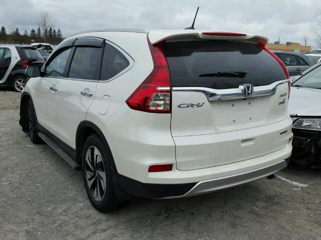 5J6RM4H99GL805259 - 2016 HONDA CR-V TOURI WHITE photo 3