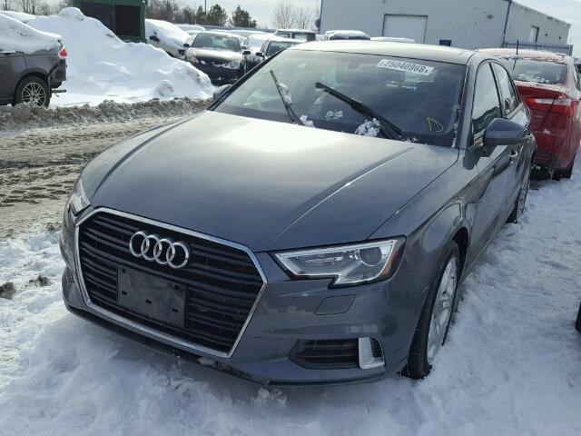 WAUAUGFF5H1029316 - 2017 AUDI A3 PREMIUM GRAY photo 2