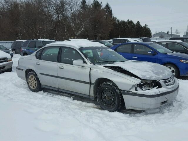 2G1WF52E319139909 - 2001 CHEVROLET IMPALA SILVER photo 1