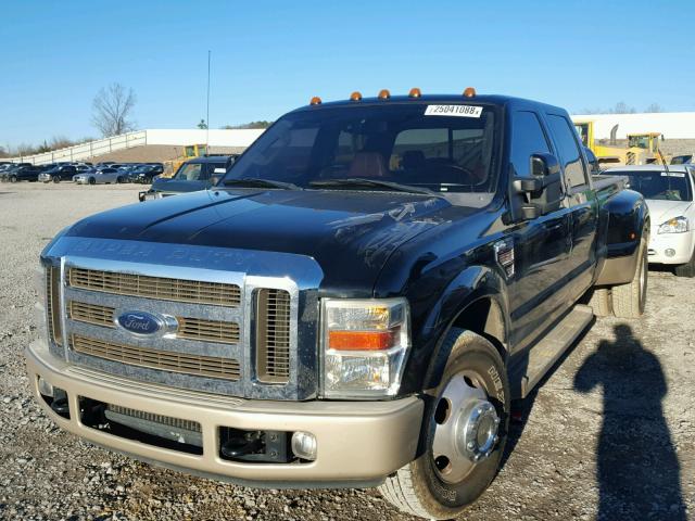 1FTWW32R58EE32345 - 2008 FORD F350 SUPER BLACK photo 2