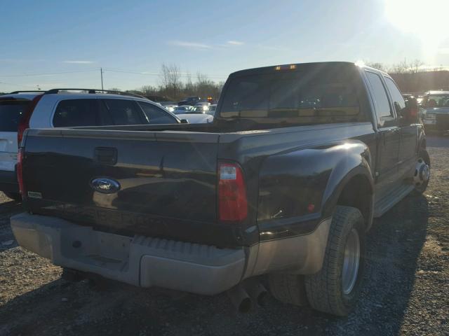 1FTWW32R58EE32345 - 2008 FORD F350 SUPER BLACK photo 4