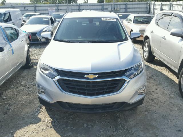 3GNAXJEV1JS546950 - 2018 CHEVROLET EQUINOX LT SILVER photo 9