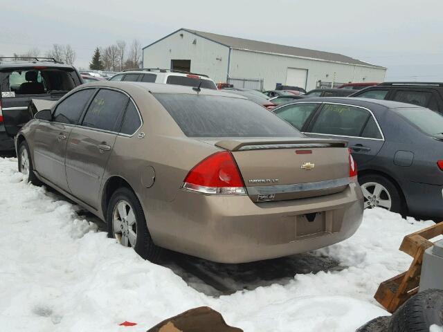 2G1WB58N769367793 - 2006 CHEVROLET IMPALA LS BROWN photo 3