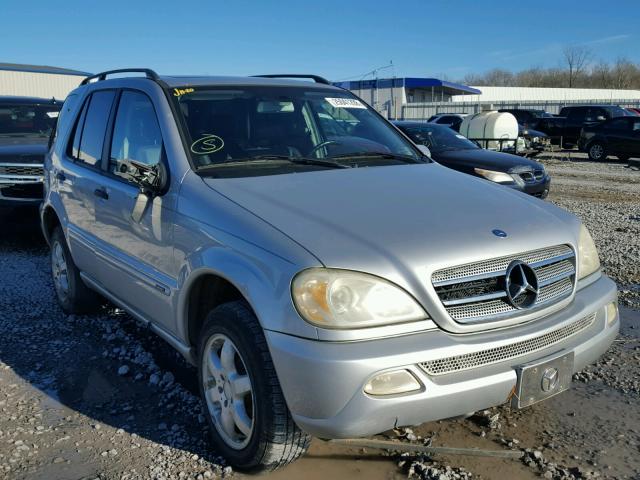 4JGAB57E94A502210 - 2004 MERCEDES-BENZ ML 350 SILVER photo 1