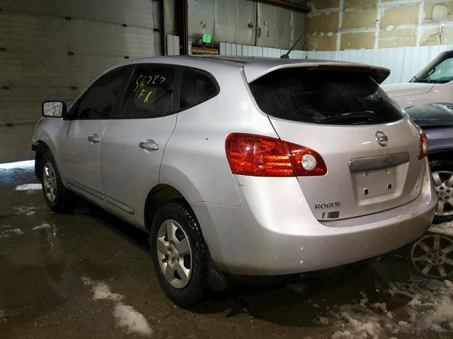 JN8AS5MV1CW717014 - 2012 NISSAN ROGUE S SILVER photo 3