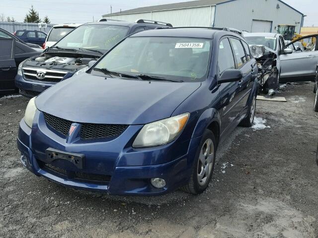 5Y2SL64833Z474396 - 2003 PONTIAC VIBE BLUE photo 2