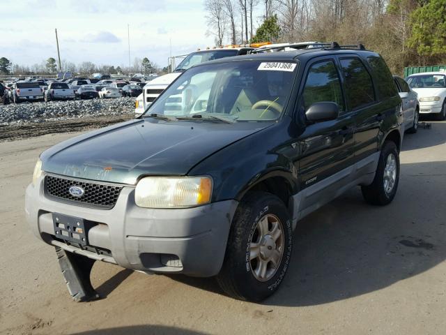 1FMYU01121KB99097 - 2001 FORD ESCAPE XLS GREEN photo 2