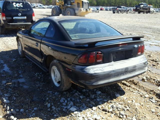 1FALP4042TF189390 - 1996 FORD MUSTANG BLACK photo 3