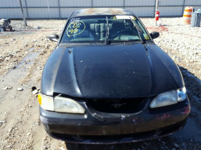 1FALP4042TF189390 - 1996 FORD MUSTANG BLACK photo 9