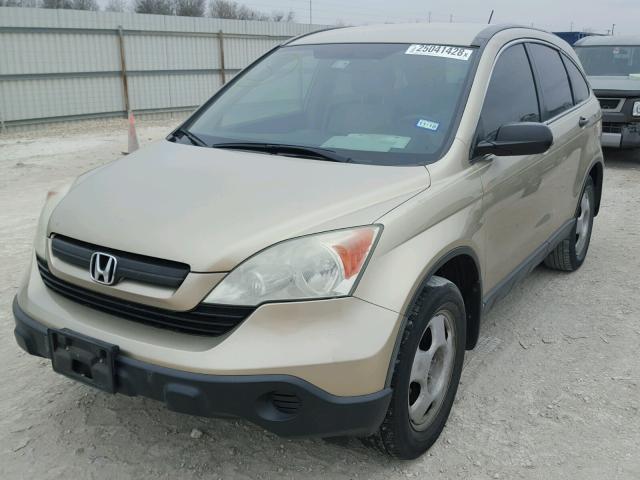 3CZRE38368G705038 - 2008 HONDA CR-V LX GOLD photo 2