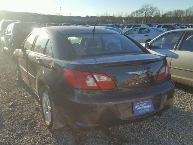 1C3LC46K97N680700 - 2007 CHRYSLER SEBRING BLACK photo 3