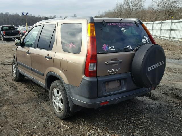 SHSRD788X3U139128 - 2003 HONDA CR-V EX BROWN photo 3