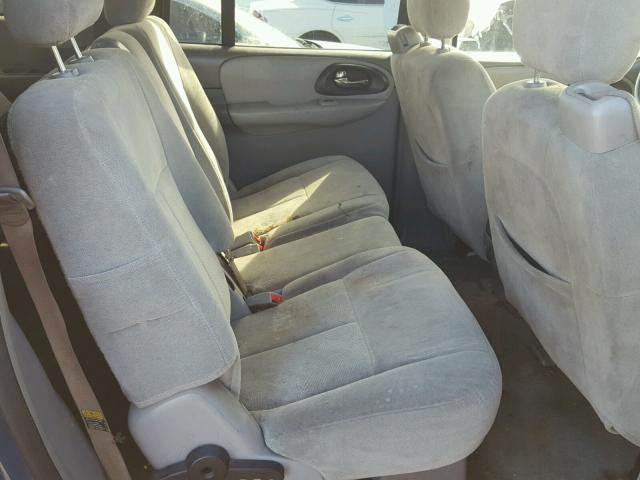 1GNET16S356177925 - 2005 CHEVROLET TRAILBLAZE BLUE photo 6