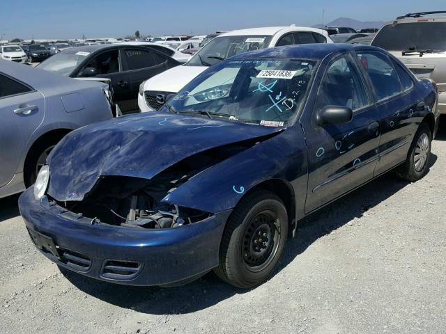 1G1JC524727204306 - 2002 CHEVROLET CAVALIER B BLUE photo 2