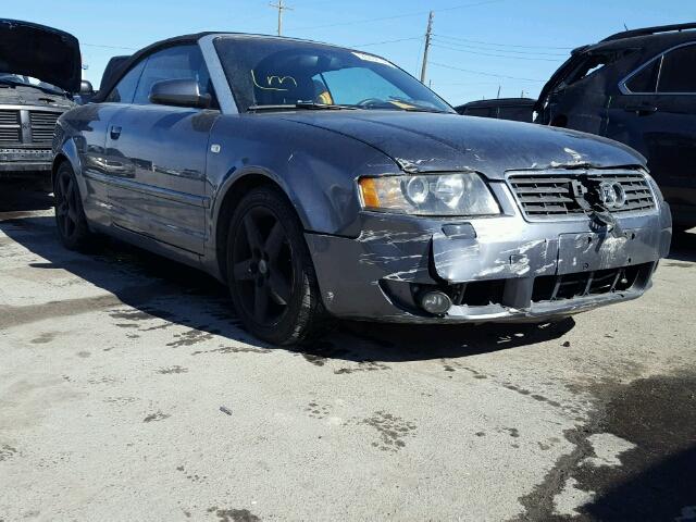 WAUDT48H35K006264 - 2005 AUDI A4 QUATTRO GRAY photo 1