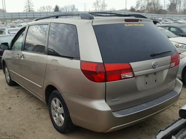 5TDZA23C84S189814 - 2004 TOYOTA SIENNA BROWN photo 9