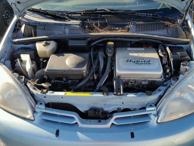 JT2BK12U110038131 - 2001 TOYOTA PRIUS BLUE photo 7