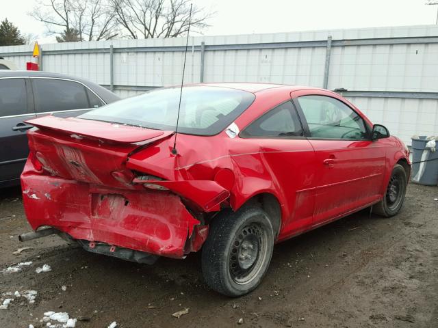 1G1AK15FX77350862 - 2007 CHEVROLET COBALT LS RED photo 4