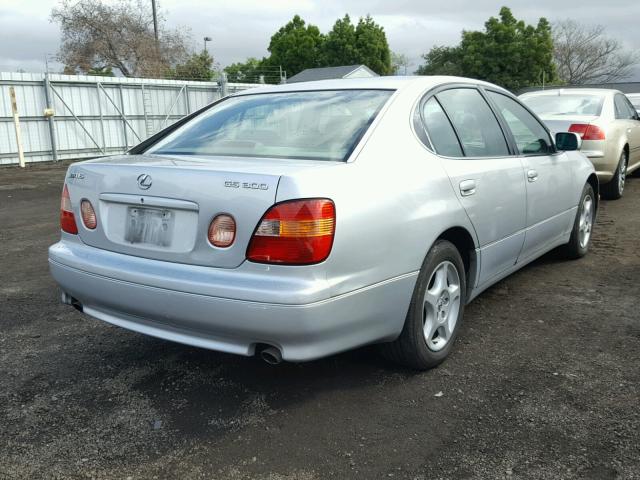 JT8BD68S4X0065805 - 1999 LEXUS GS 300 SILVER photo 4