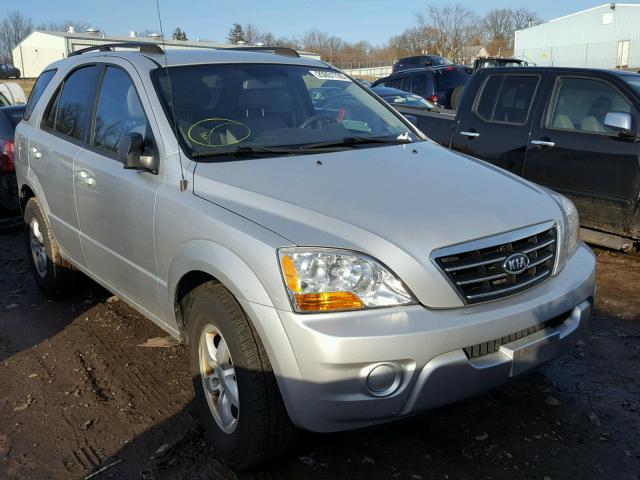 KNDJC735885783269 - 2008 KIA SORENTO EX SILVER photo 1