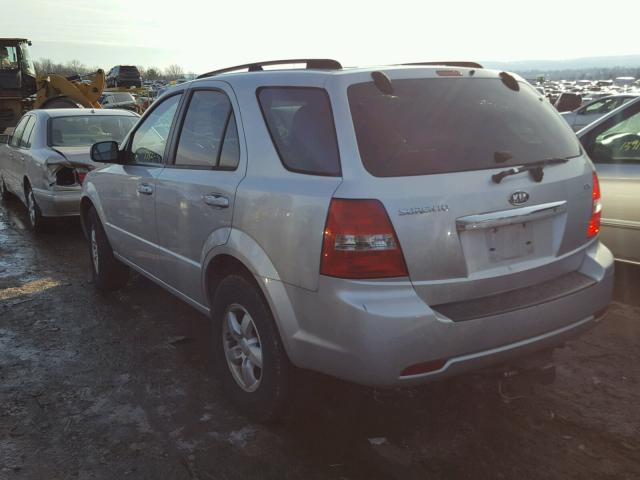 KNDJC735885783269 - 2008 KIA SORENTO EX SILVER photo 3