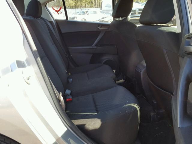 JM1BL1TFXD1774682 - 2013 MAZDA 3 I SILVER photo 6