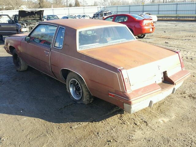 1G3GR47Y6GP394984 - 1986 OLDSMOBILE CUTLASS SU BURGUNDY photo 3