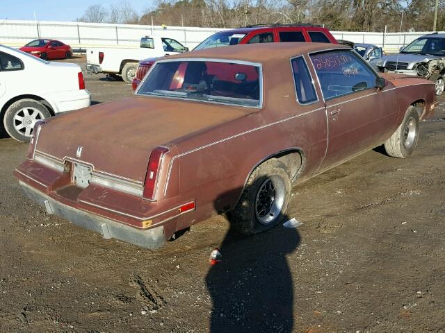 1G3GR47Y6GP394984 - 1986 OLDSMOBILE CUTLASS SU BURGUNDY photo 4