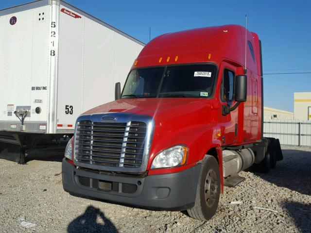 1FUJGLDR6BLAV6967 - 2011 FREIGHTLINER CASCADIA 1 RED photo 2